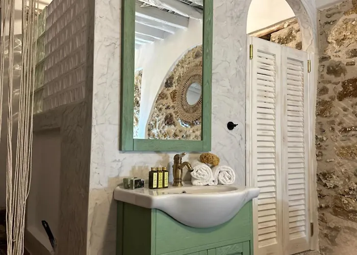 Monolithos House Tatil Evi Lagoudi Zia